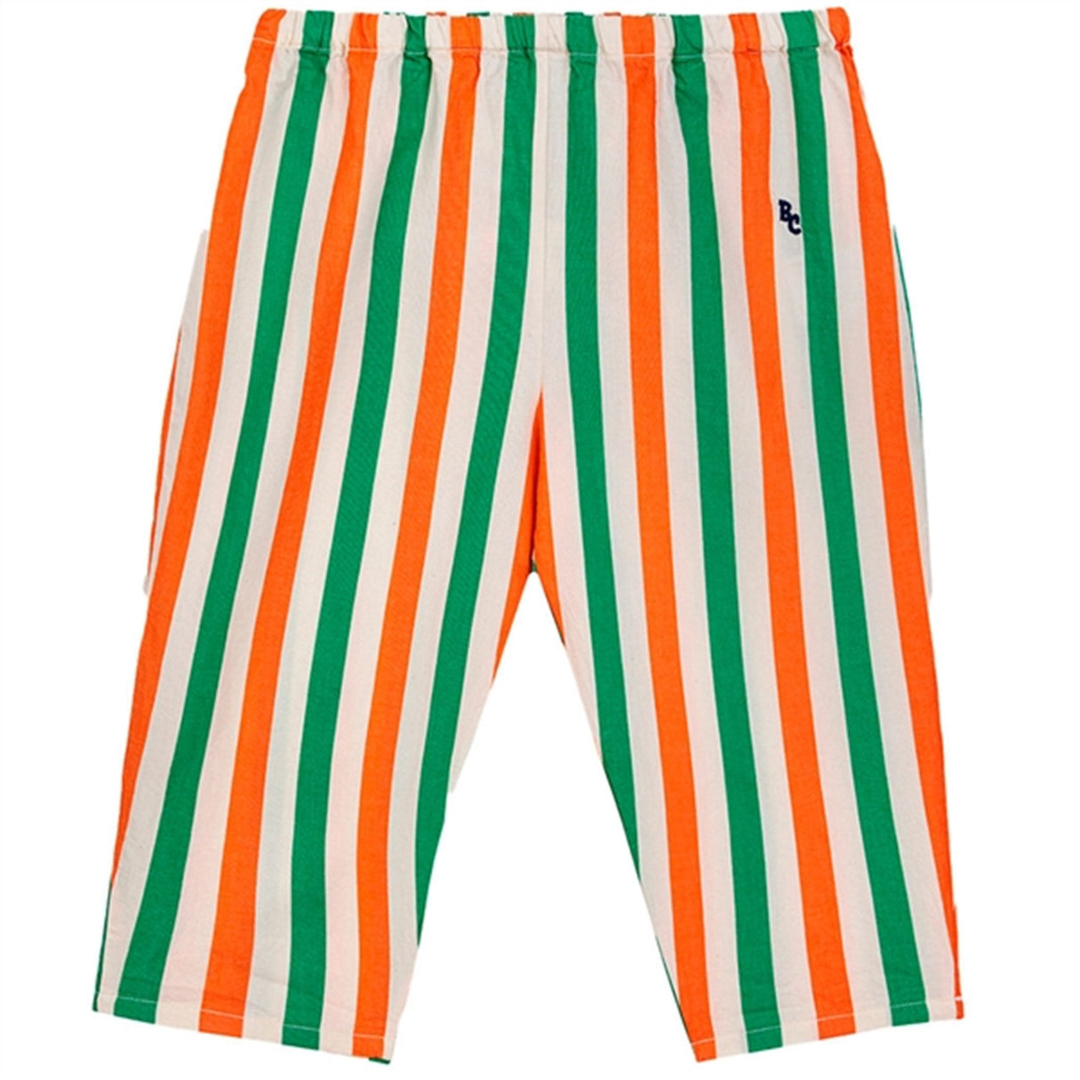 Bobo Choses Baby Vertical Stripes Woven Pants Baggy Offwhite