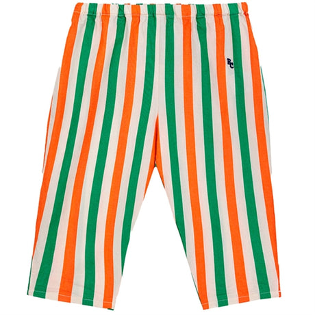 Bobo Choses Baby Vertical Stripes Woven Pants Baggy Offwhite