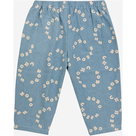Bobo Choses Baby Bobo Choses Circle Denim Pants Light Blue