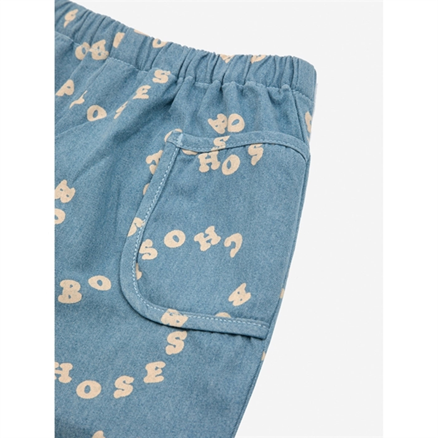Bobo Choses Baby Bobo Choses Circle Denim Pants Light Blue