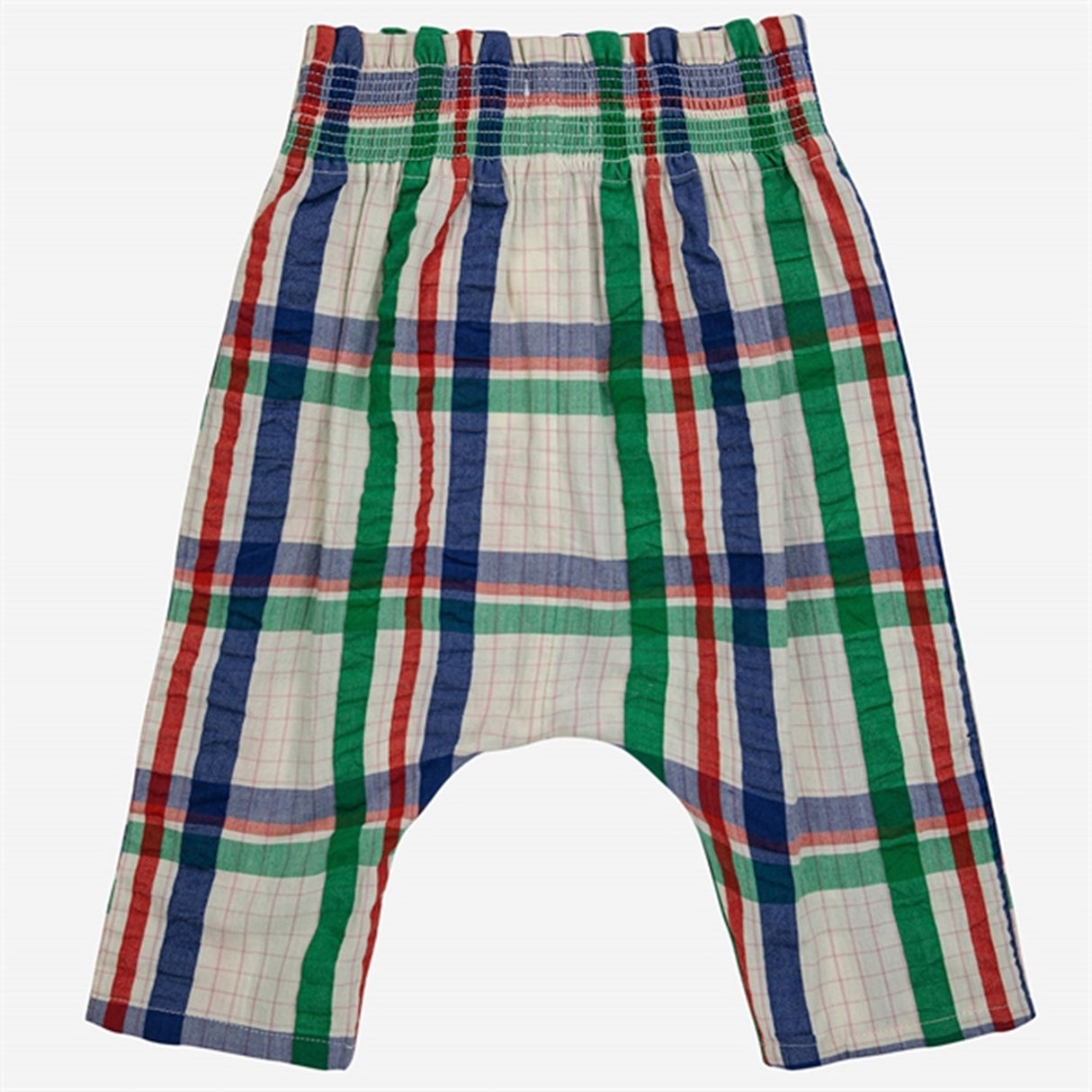 Bobo Choses Baby Madras Checks Woven Harem Baggy Pants Multicolor