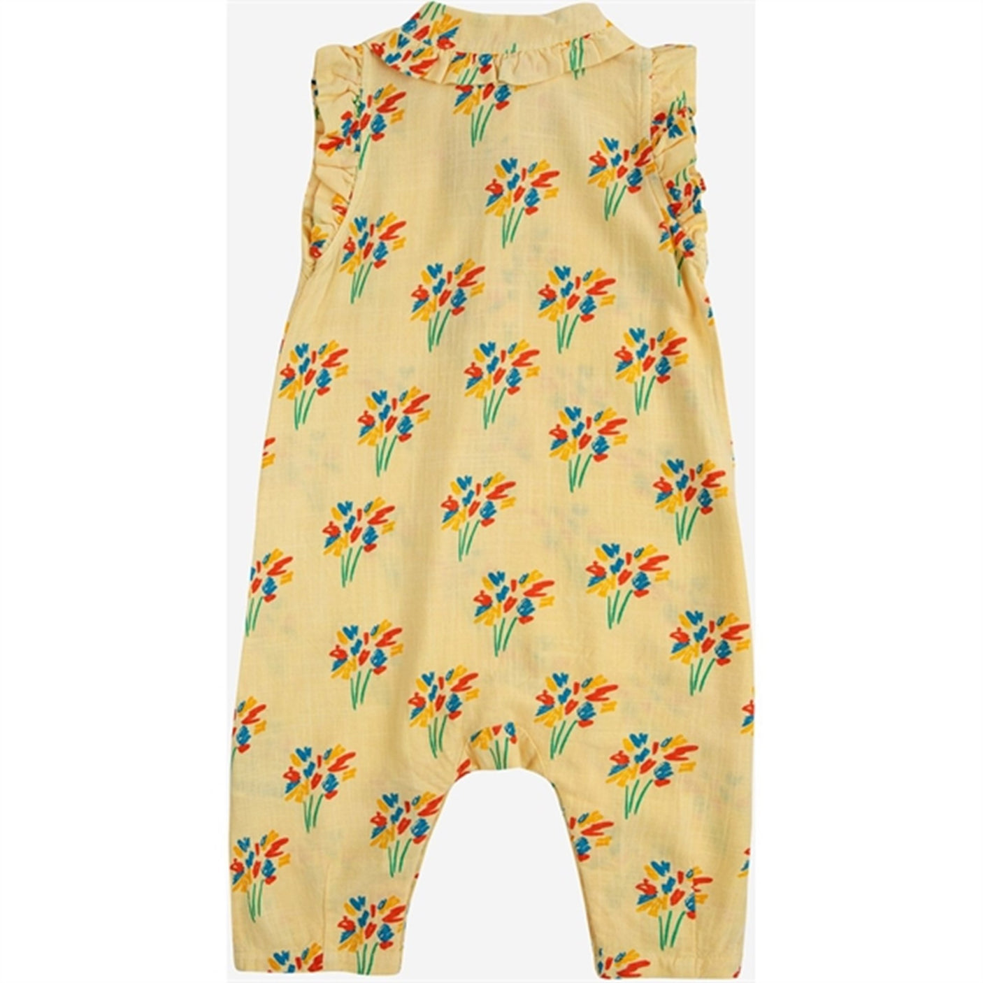 Bobo Choses Baby Fireworks All Over Woven Overall Sleeveless Light Yellow