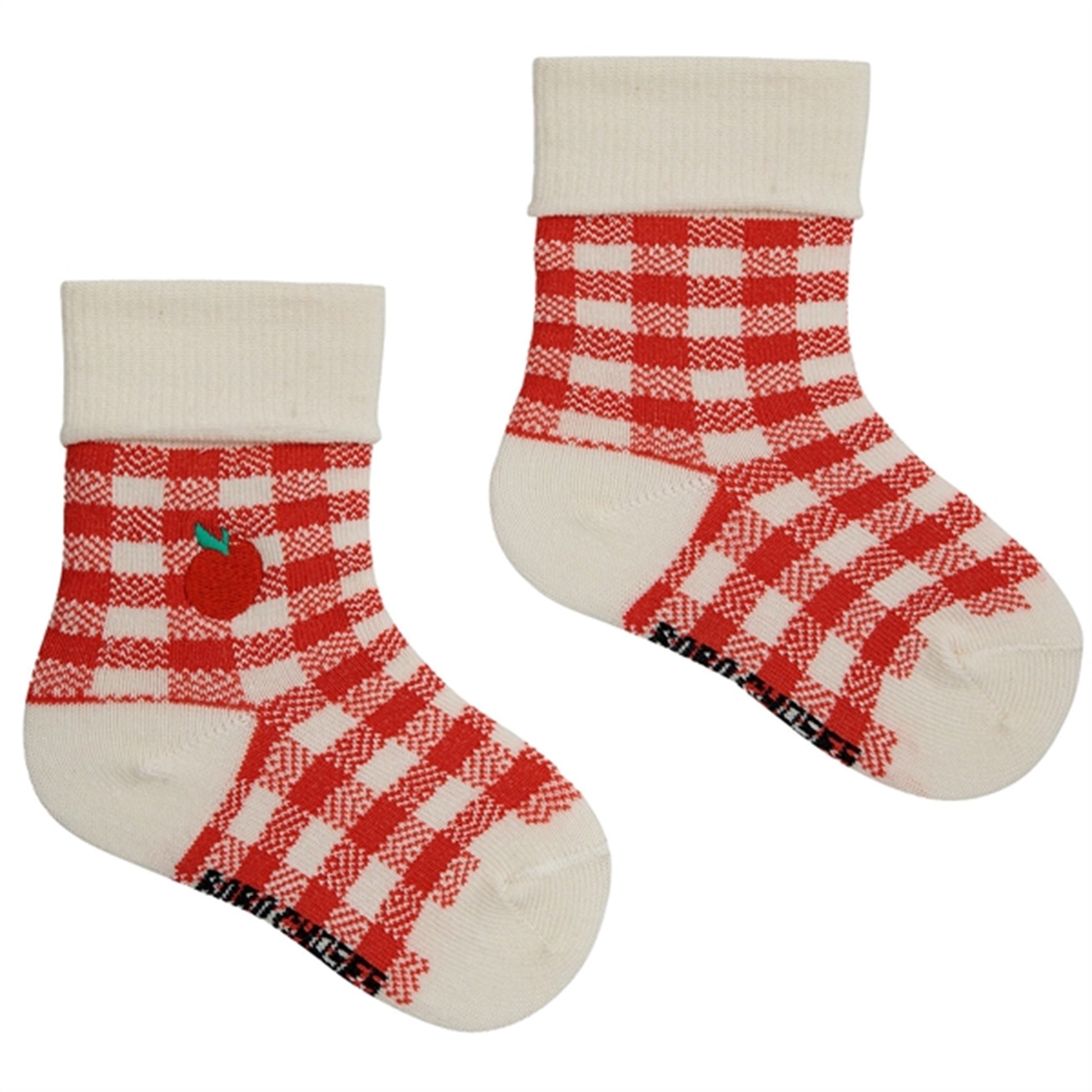 Bobo Choses Baby Tomato Body And Vichy Accesorios Set Offwhite