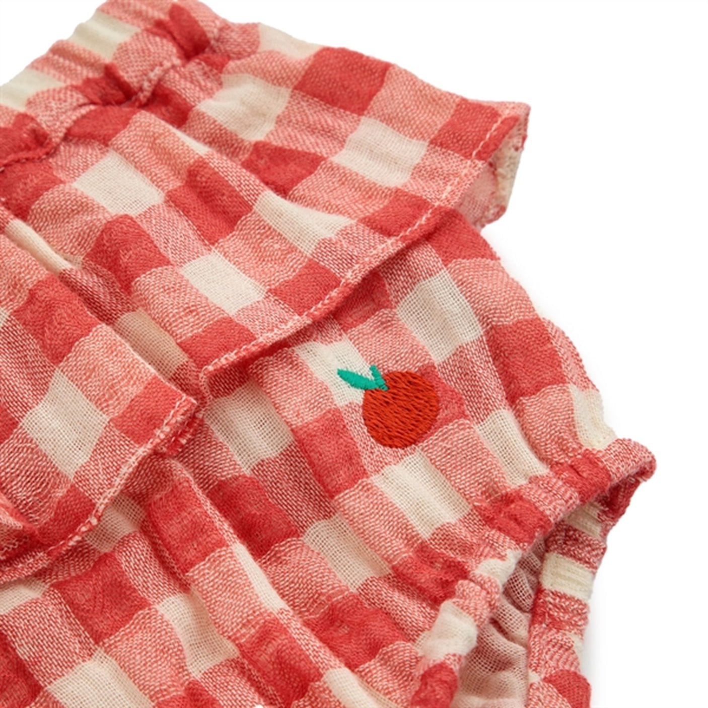 Bobo Choses Baby Tomato Body And Vichy Accesorios Set Offwhite