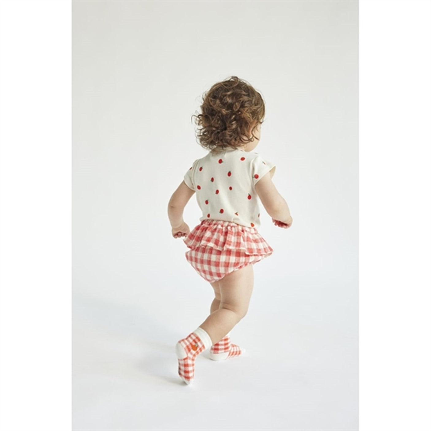 Bobo Choses Baby Tomato Body And Vichy Accesorios Set Offwhite