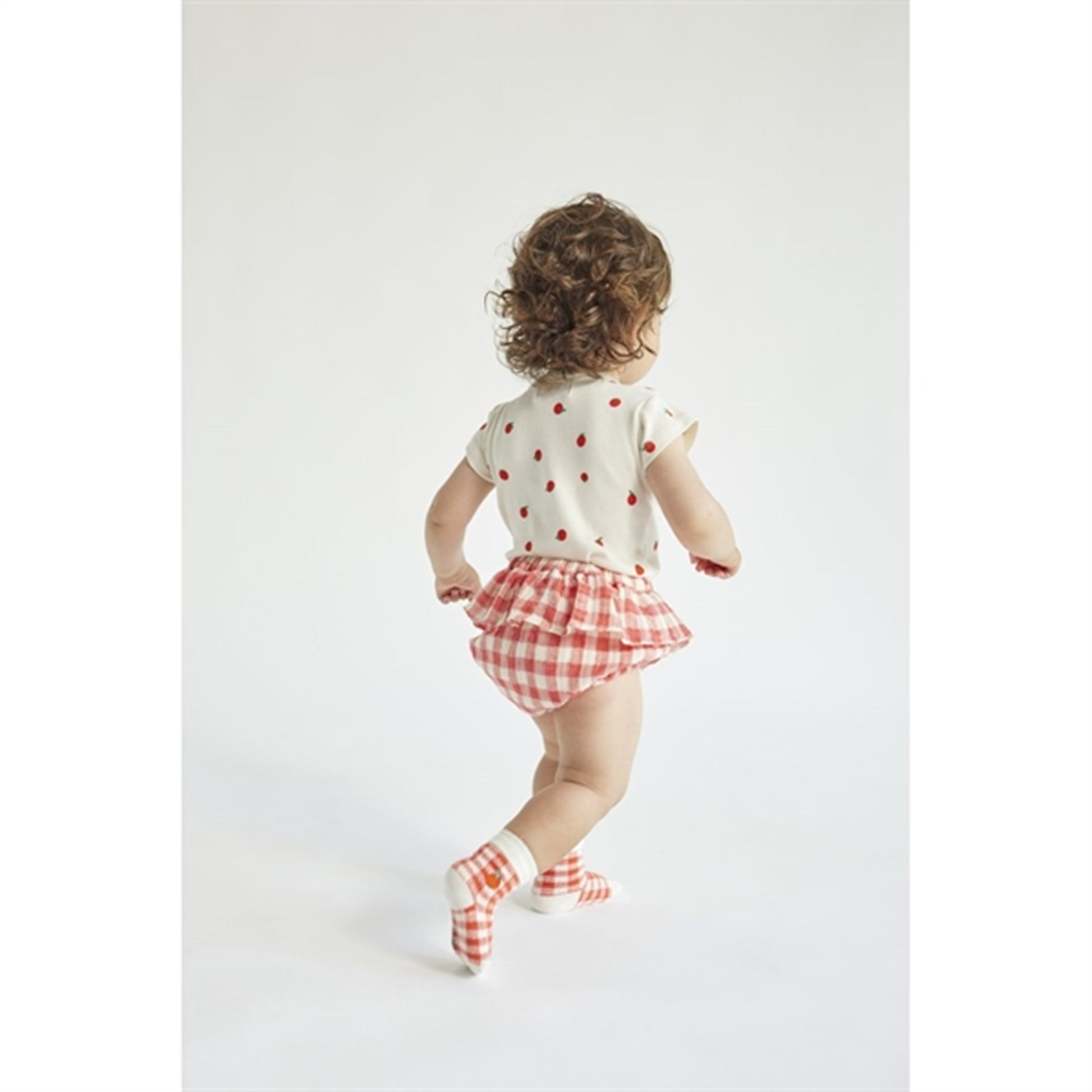 Bobo Choses Baby Tomato Body And Vichy Accesorios Set Offwhite