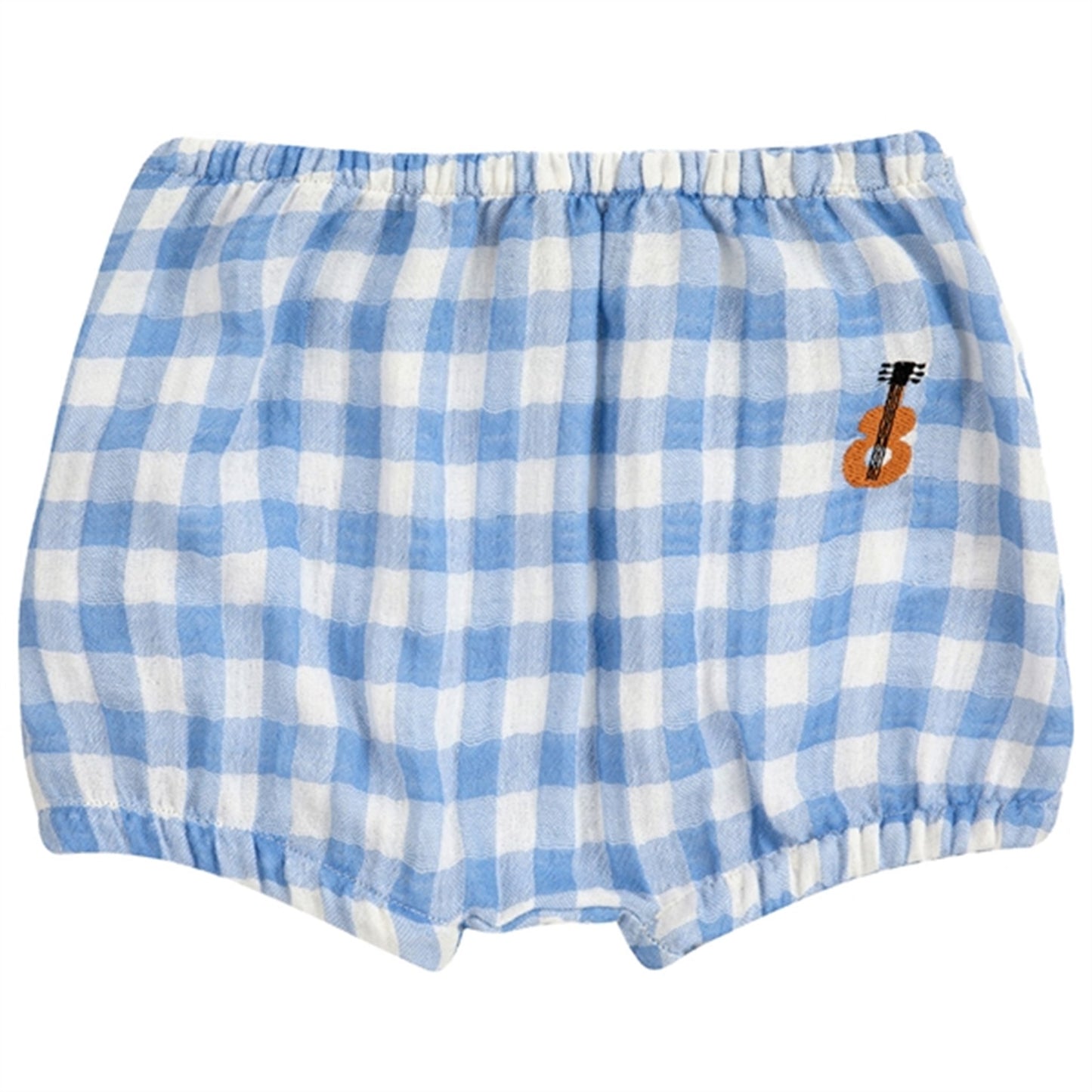 Bobo Choses Baby Acoustic Guitar Body And Vichy Accesorios Set Light Blue