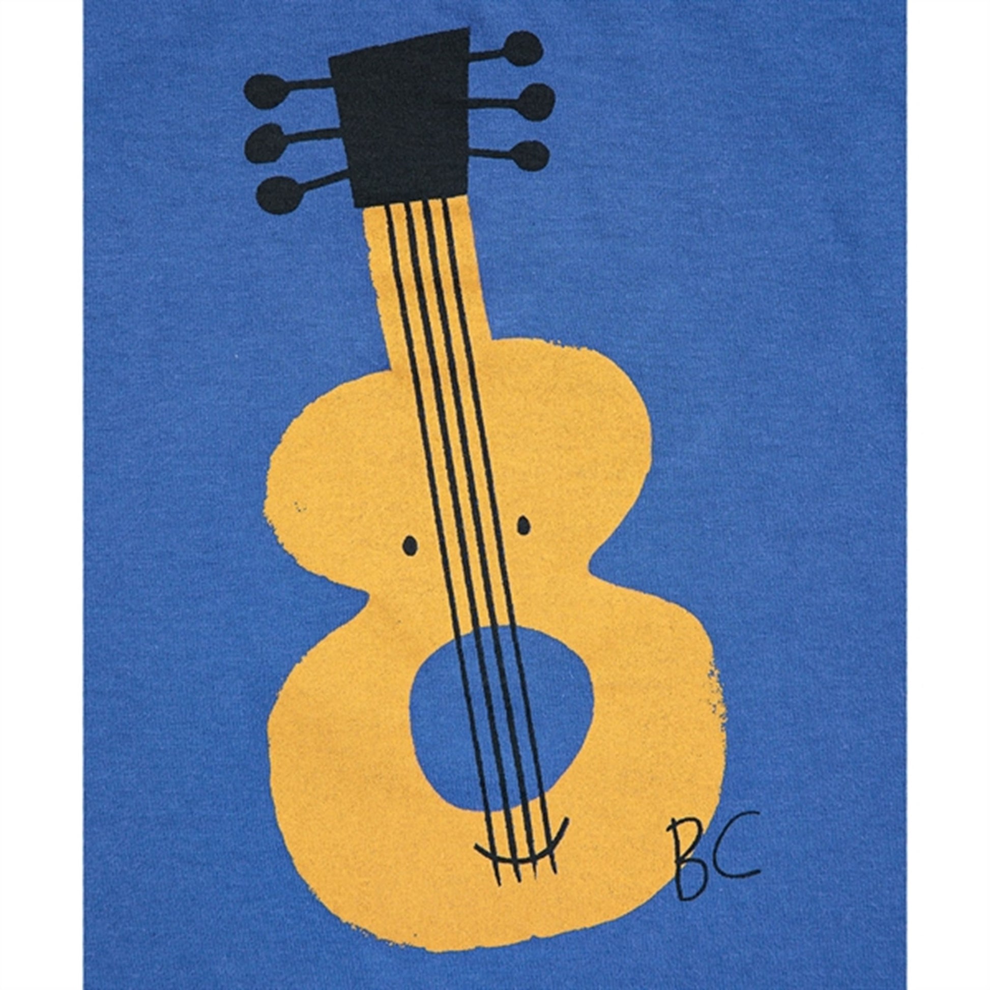 Bobo Choses Acoustic Guitar T-Shirt Navy Blue