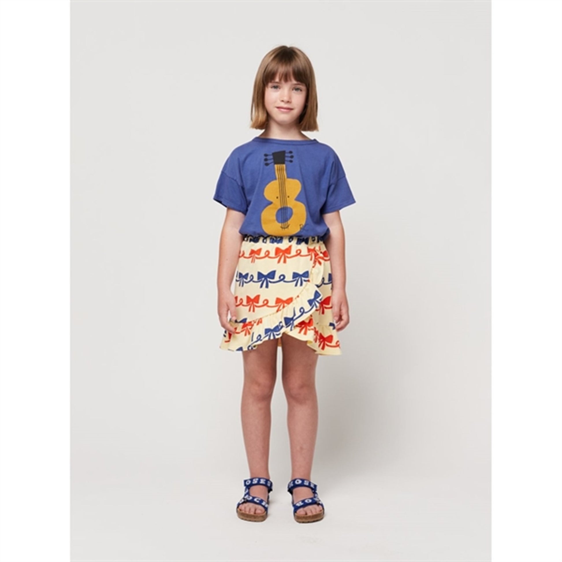 Bobo Choses Acoustic Guitar T-Shirt Navy Blue