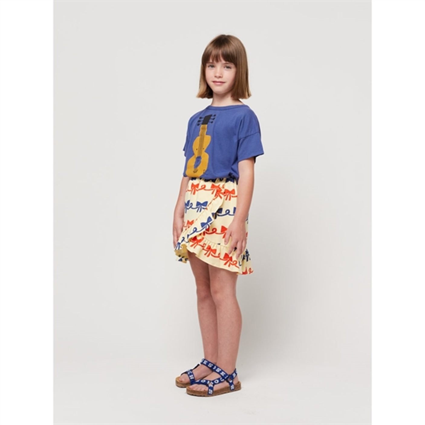 Bobo Choses Acoustic Guitar T-Shirt Navy Blue