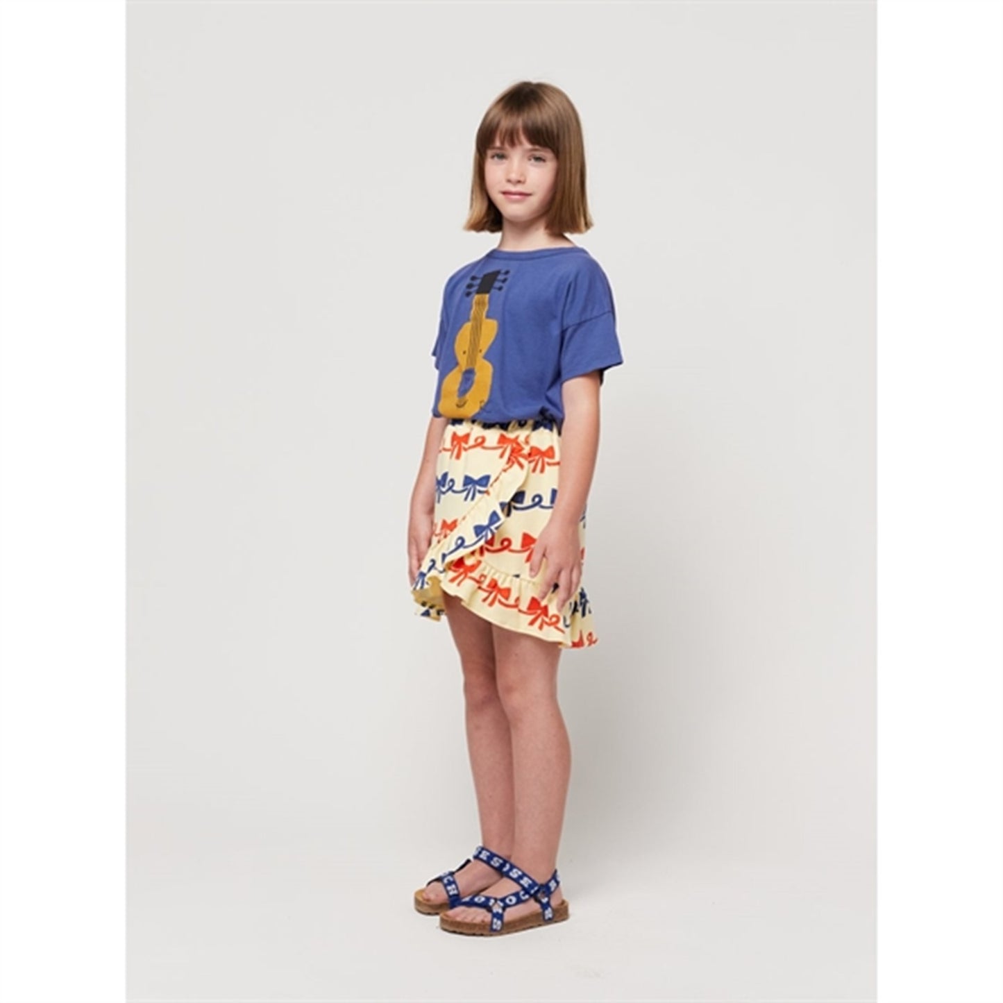 Bobo Choses Acoustic Guitar T-Shirt Navy Blue