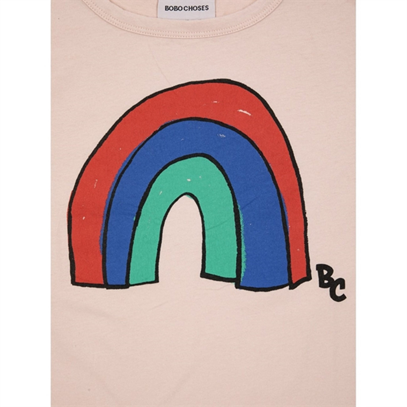 Bobo Choses Rainbow T-Shirt Light Pink
