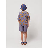 Bobo Choses Acoustic Guitar All Over T-Shirt Prussian Blue