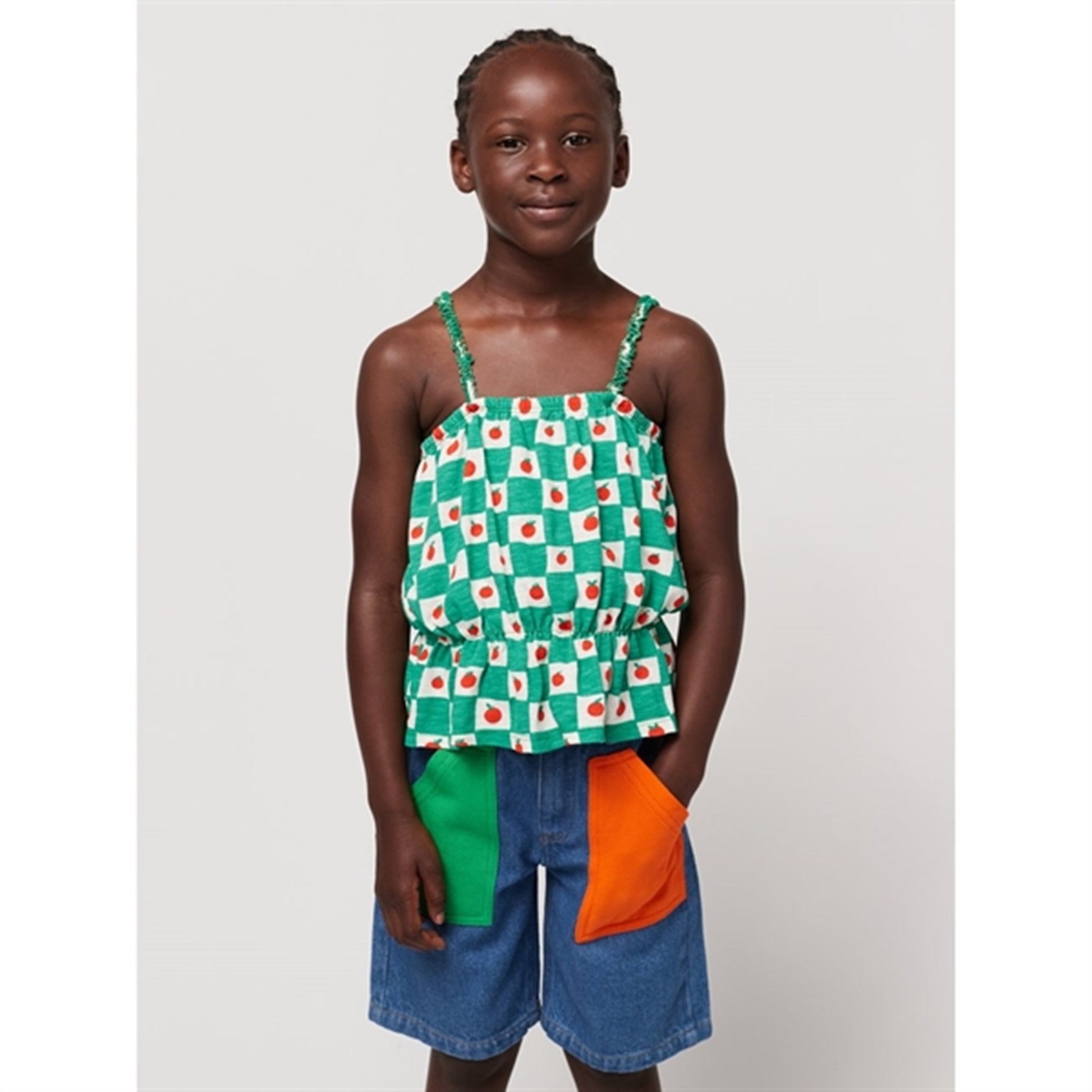 Bobo Choses Tomato All Over Tank Top Offwhite