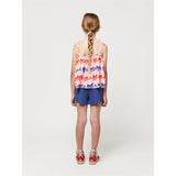Bobo Choses Ribbon Bow All Over Woven Tank Top Pink