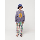 Bobo Choses Acoustic Guitar Sweatshirt Round Neck Prussian Blue