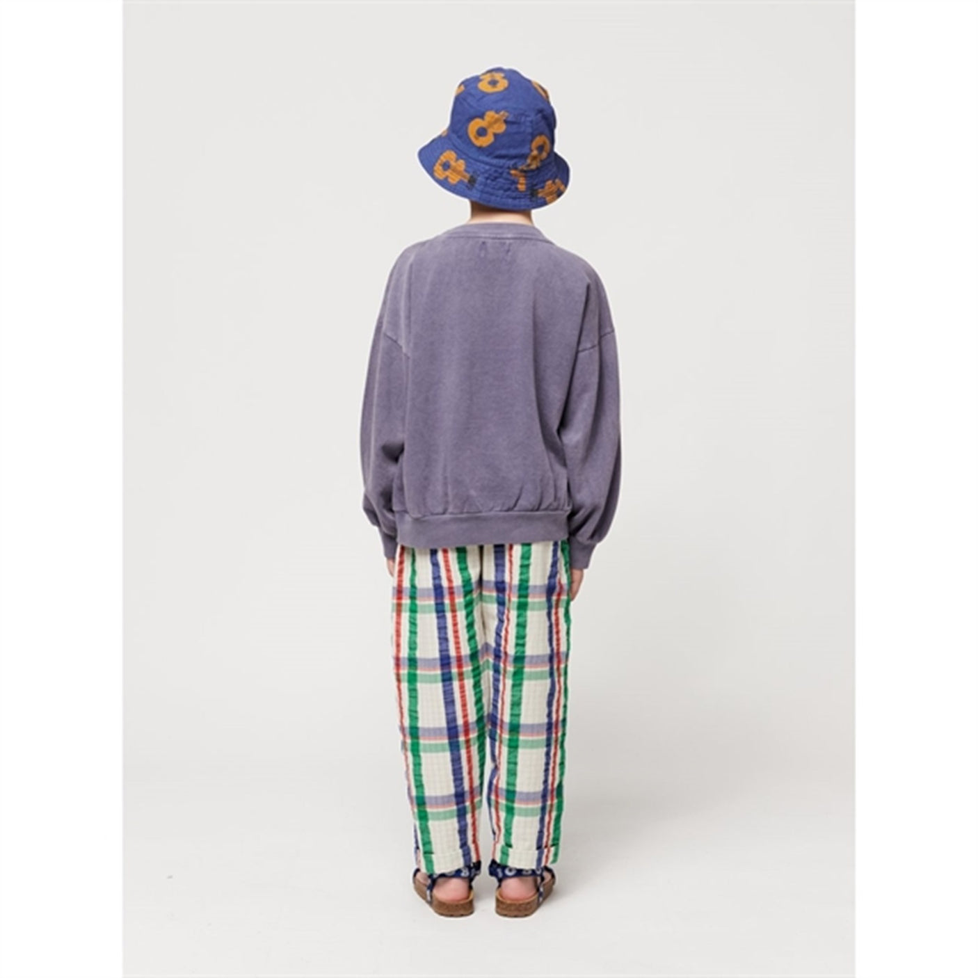 Bobo Choses Acoustic Guitar Sweatshirt Round Neck Prussian Blue