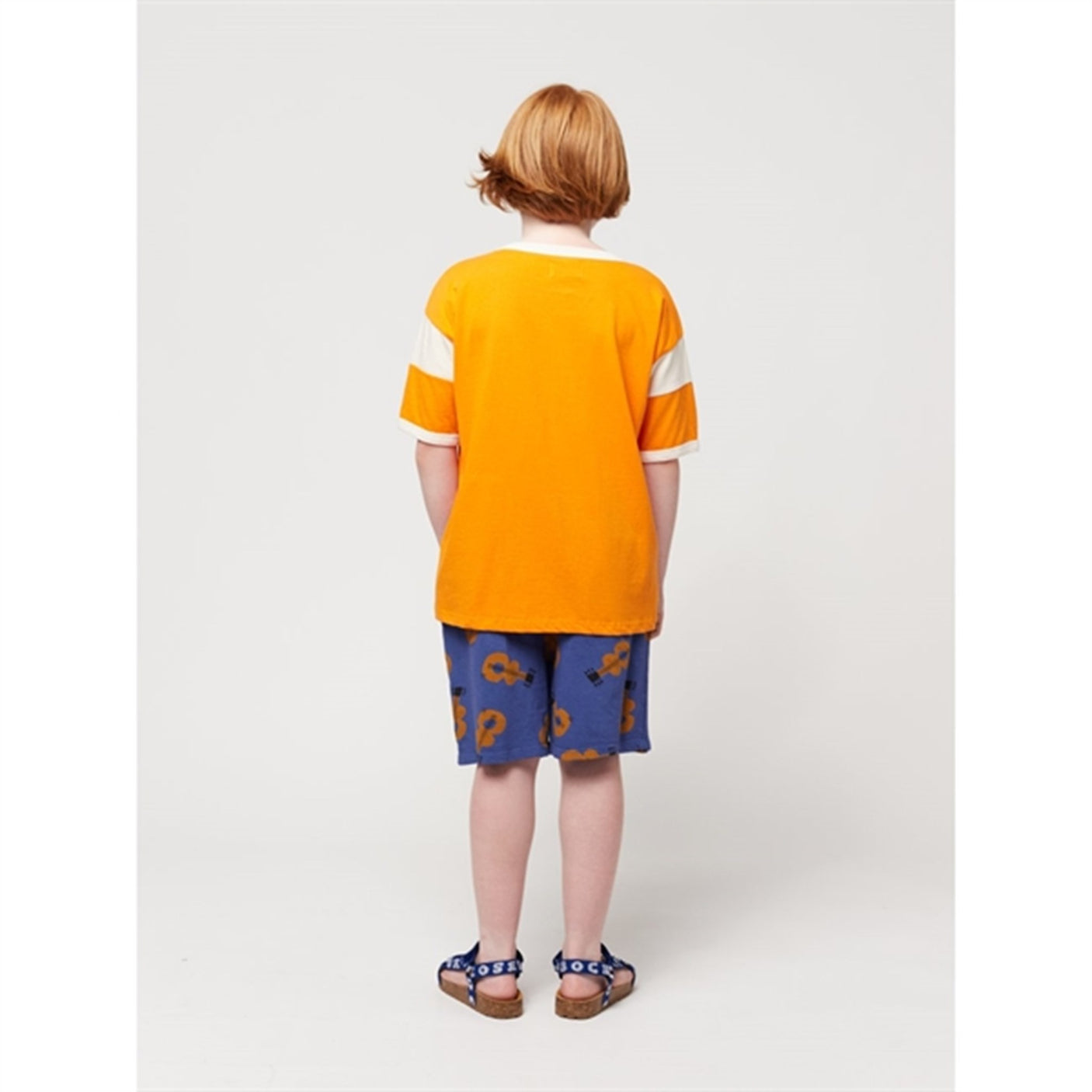 Bobo Choses Acoustic Guitar All Over Bermudashorts Navy Blue