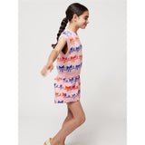 Bobo Choses Ribbon Bow All Over Woven Shorts Pink