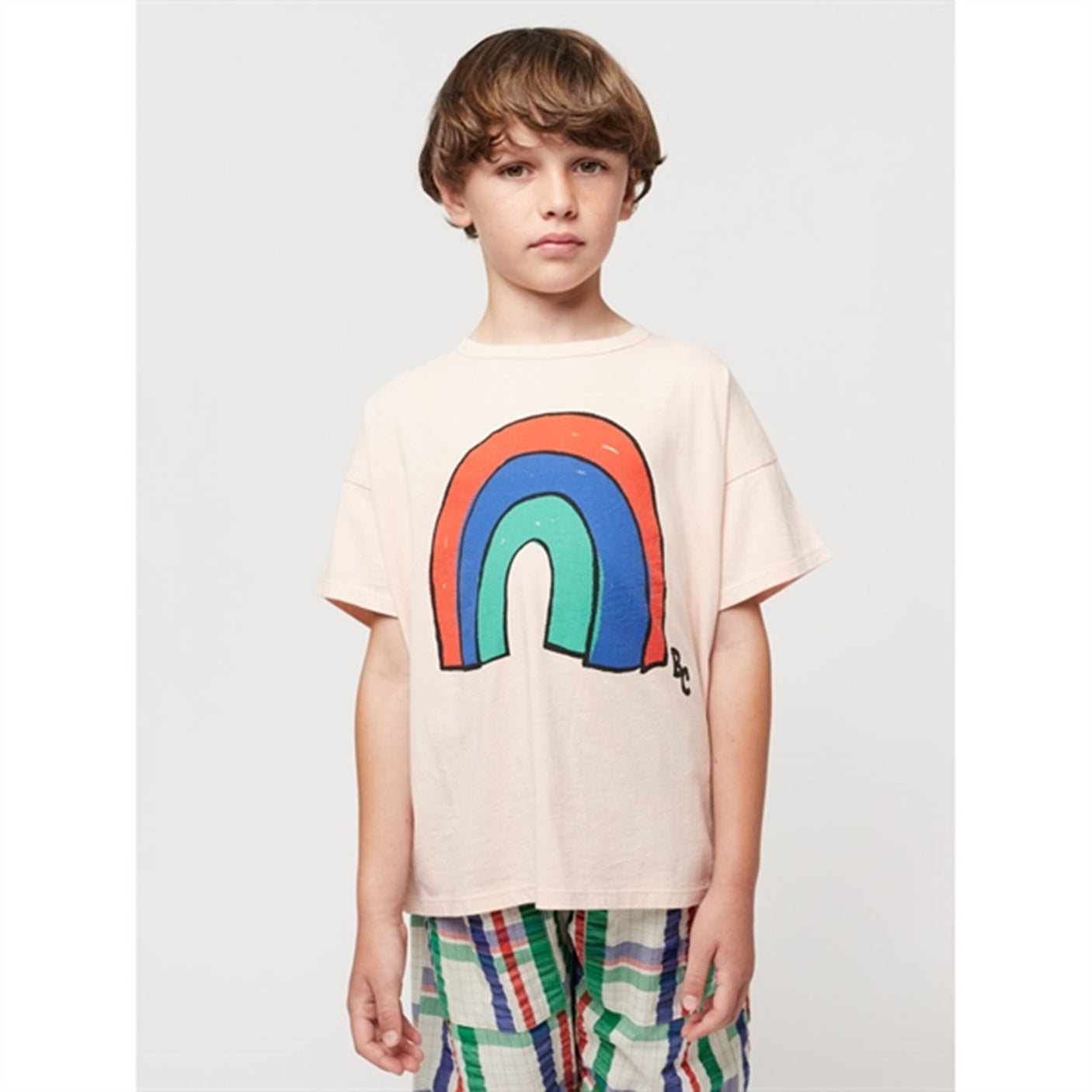 Bobo Choses Madras Checks Woven Pants Baggy Multicolor