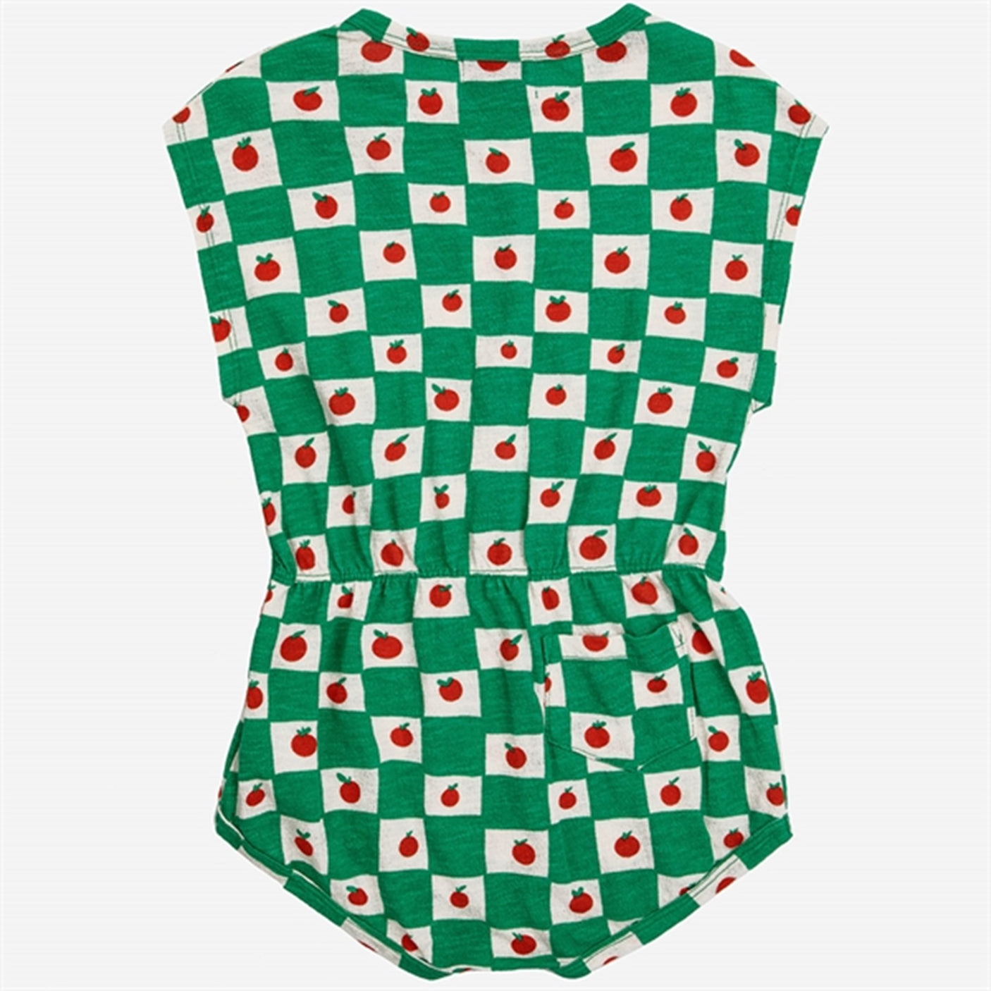 Bobo Choses Tomato All Over Playsuit Sleeveless Offwhite