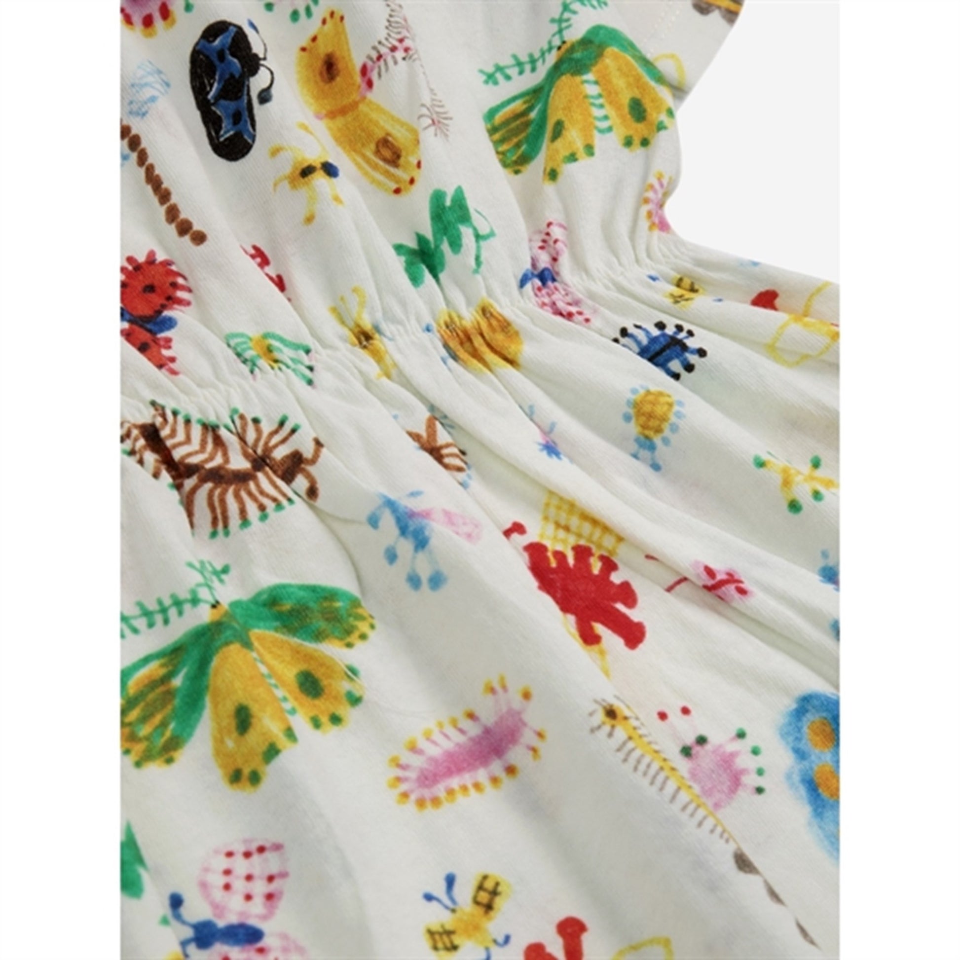 Bobo Choses Funny Insects All Over Dress Short Offwhite