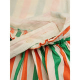 Bobo Choses Vertical Stripes Woven Dress Knee Lenght Offwhite