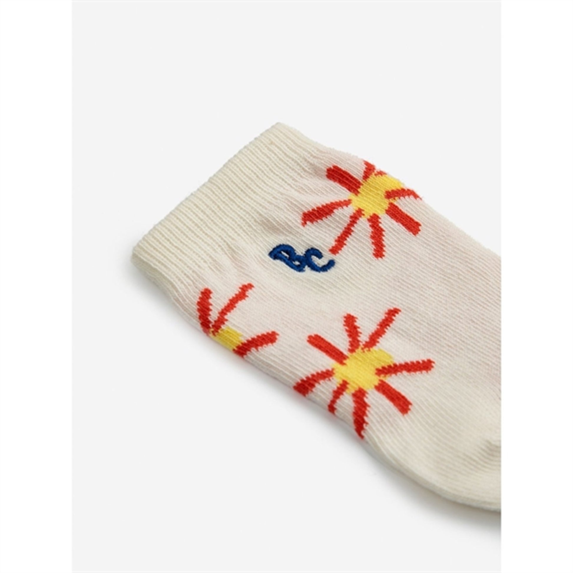Bobo Choses Baby Sun All Over Short Socks Offwhite