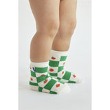 Bobo Choses Baby Tomato All Over Short Socks Offwhite