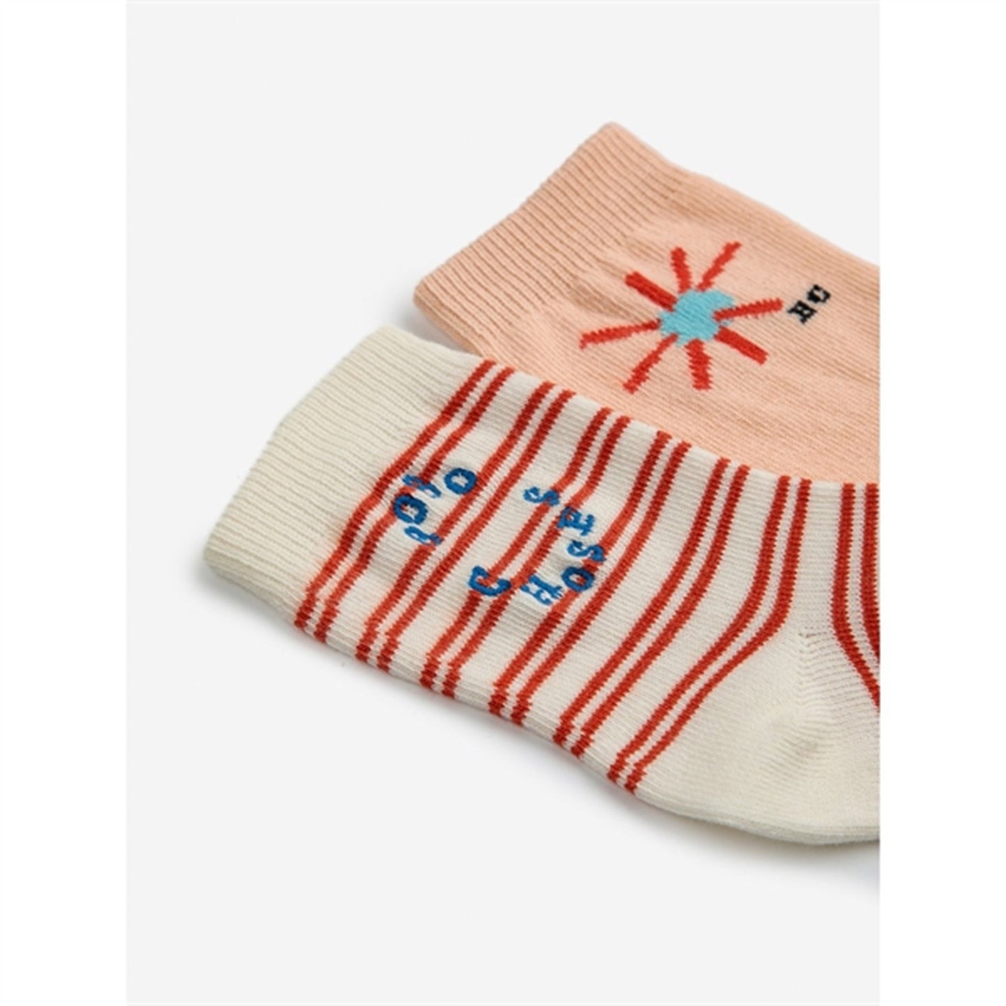 Bobo Choses Baby Sun Short Socks 2-pak Light Pink