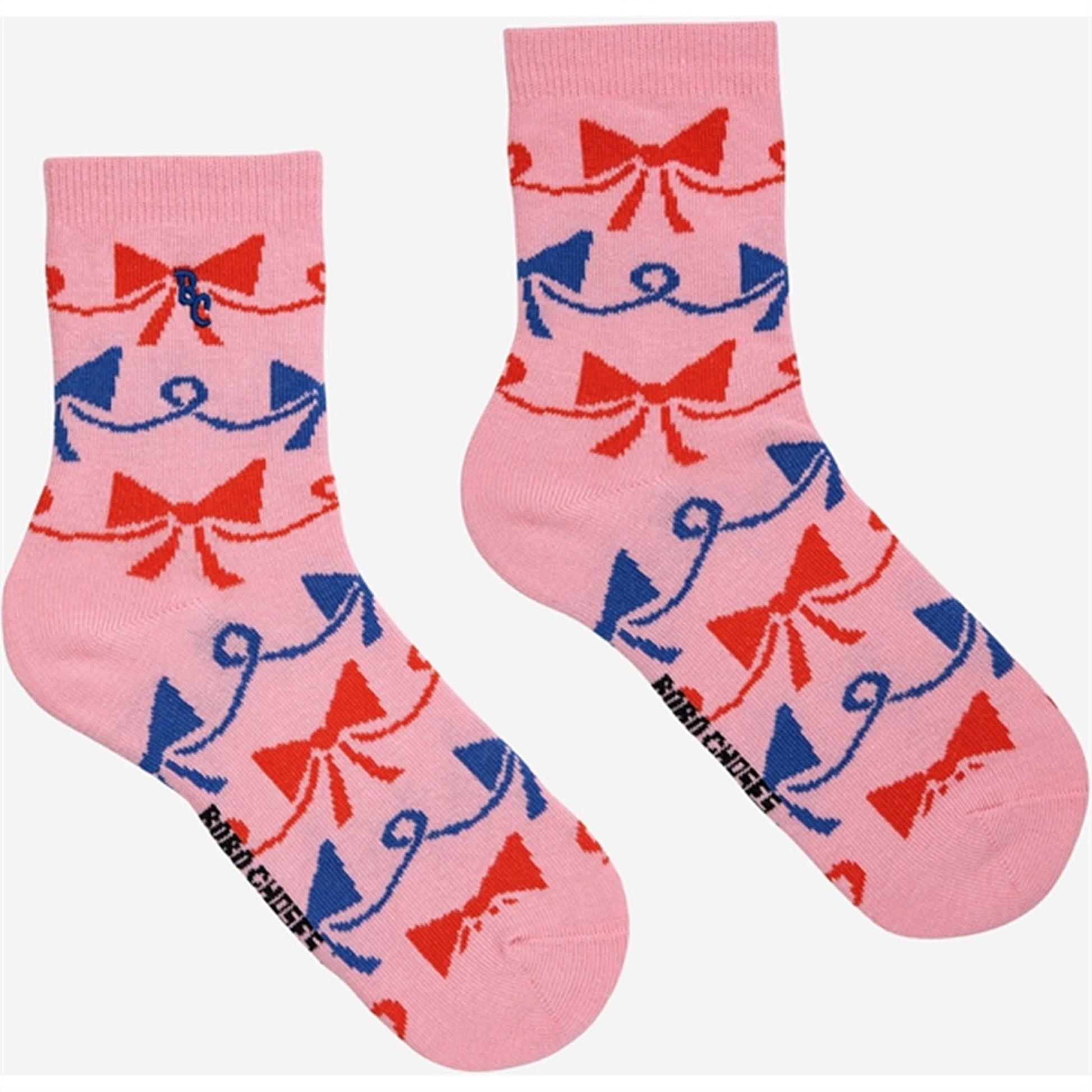 Bobo Choses Rainbow & Ribbon Bow All Over Short Socks 2-pak Multicolor