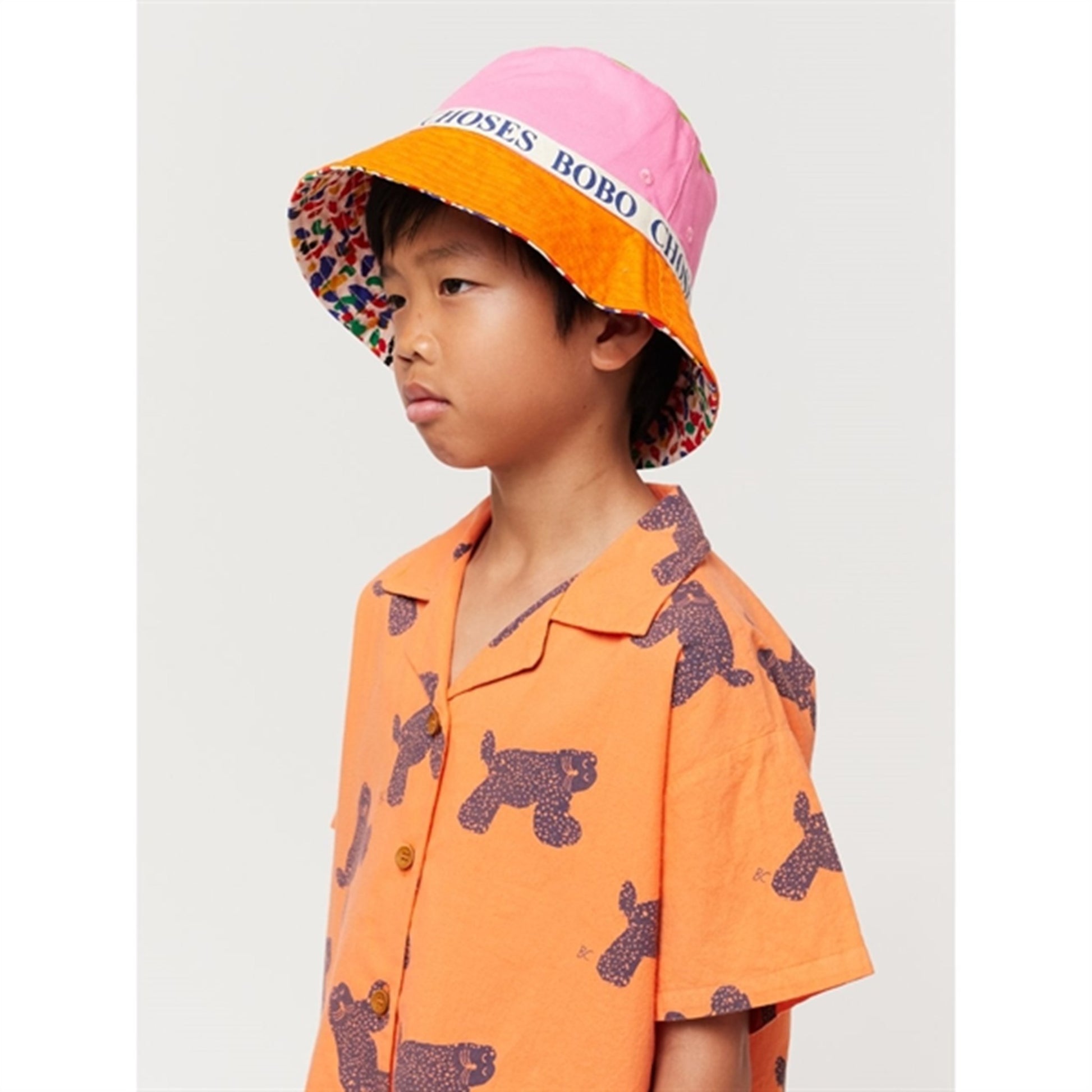 Bobo Choses Confetti All Over Reversible Hat Multicolor