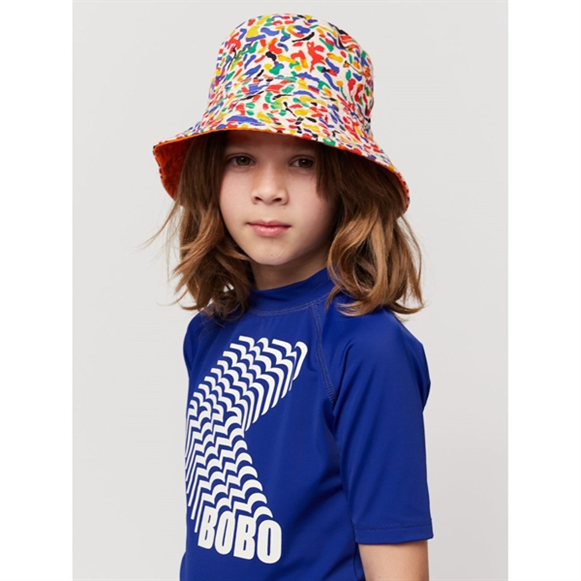 Bobo Choses Confetti All Over Reversible Hat Multicolor
