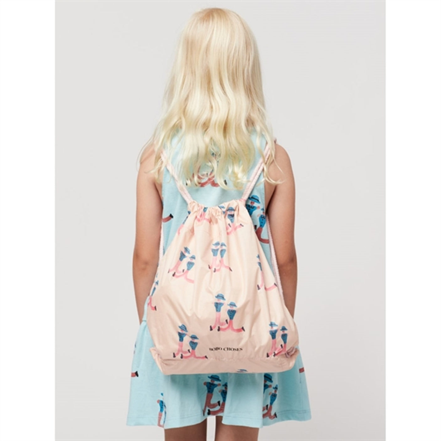 Bobo Choses Dancing Giants All Over Lunch Box Bag Light Pink