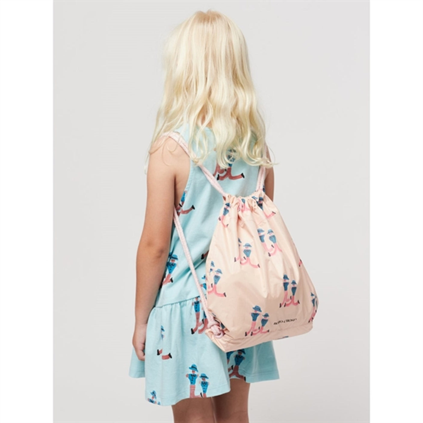 Bobo Choses Dancing Giants All Over Lunch Box Bag Light Pink