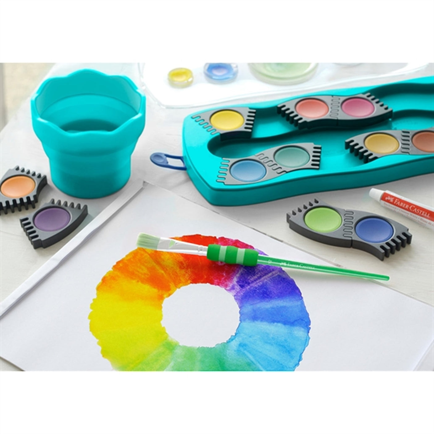Faber Castell Connector Paint Box 12 Colours