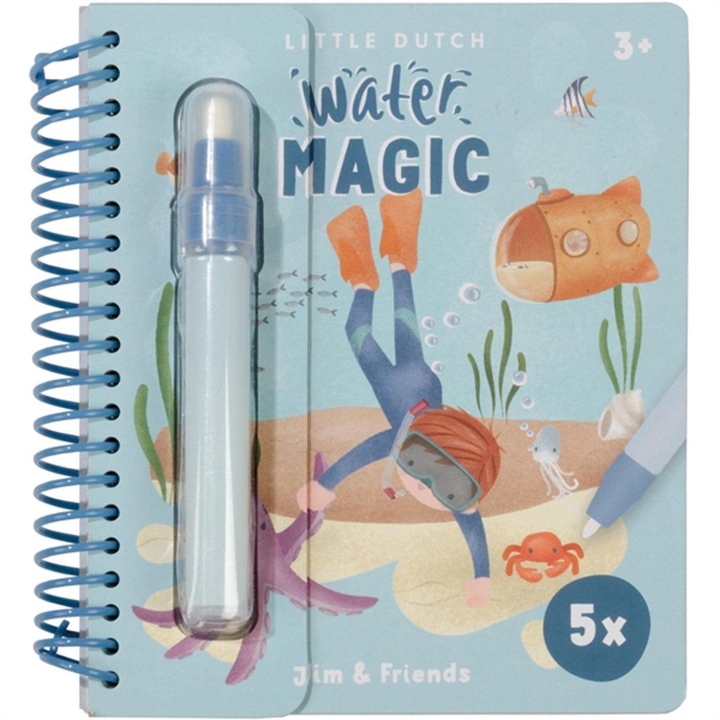 Little Dutch Jim & Friends Magisk Vandmalebog
