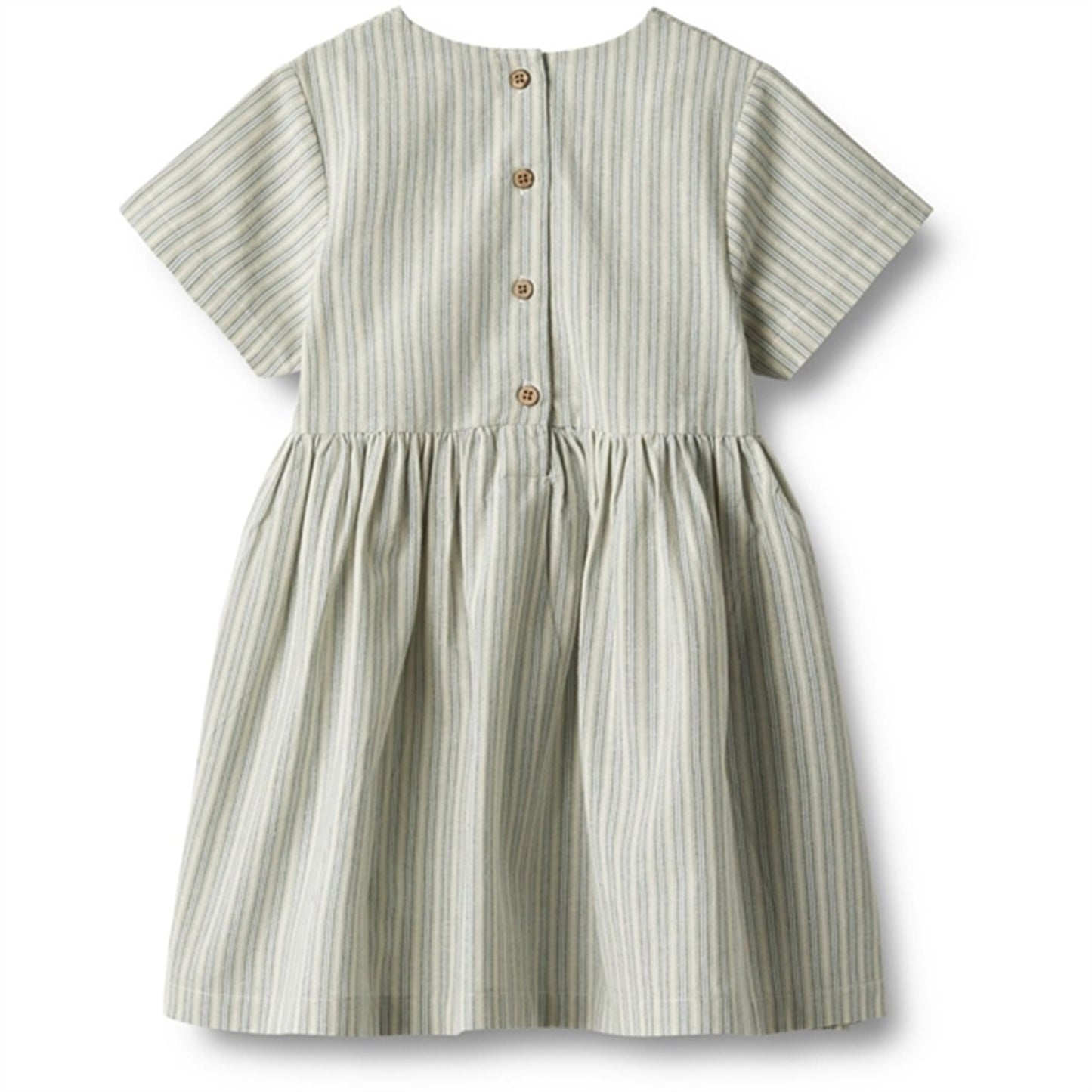 Wheat Aquablue Stripe Dress Esmaralda