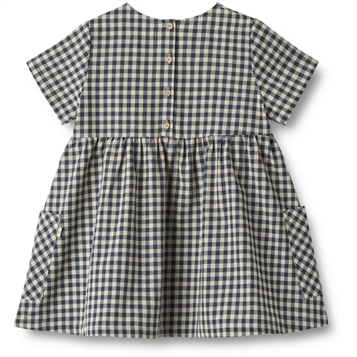 Wheat Blue Check Dress Ayse