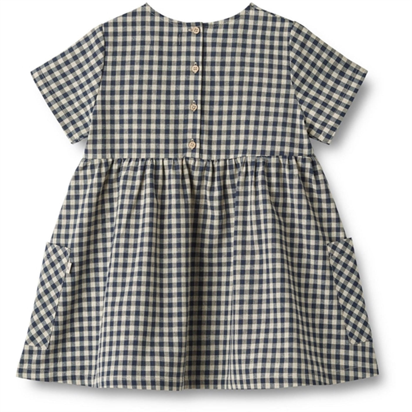 Wheat Blue Check Dress Ayse