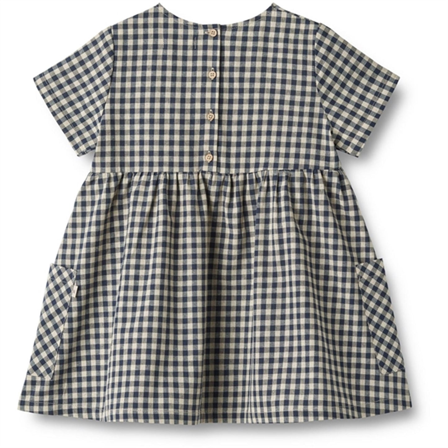 Wheat Blue Check Dress Ayse