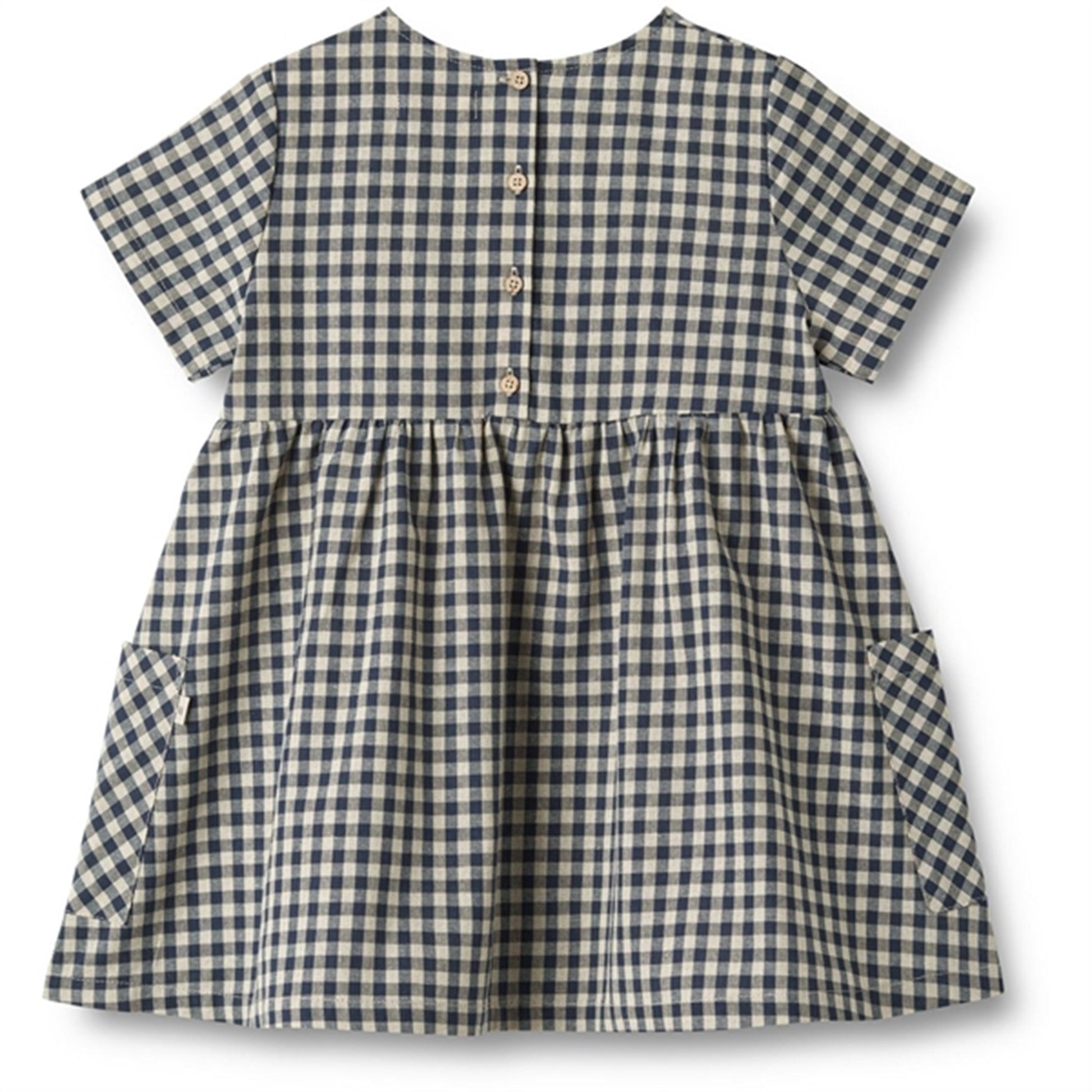 Wheat Blue Check Dress Ayse