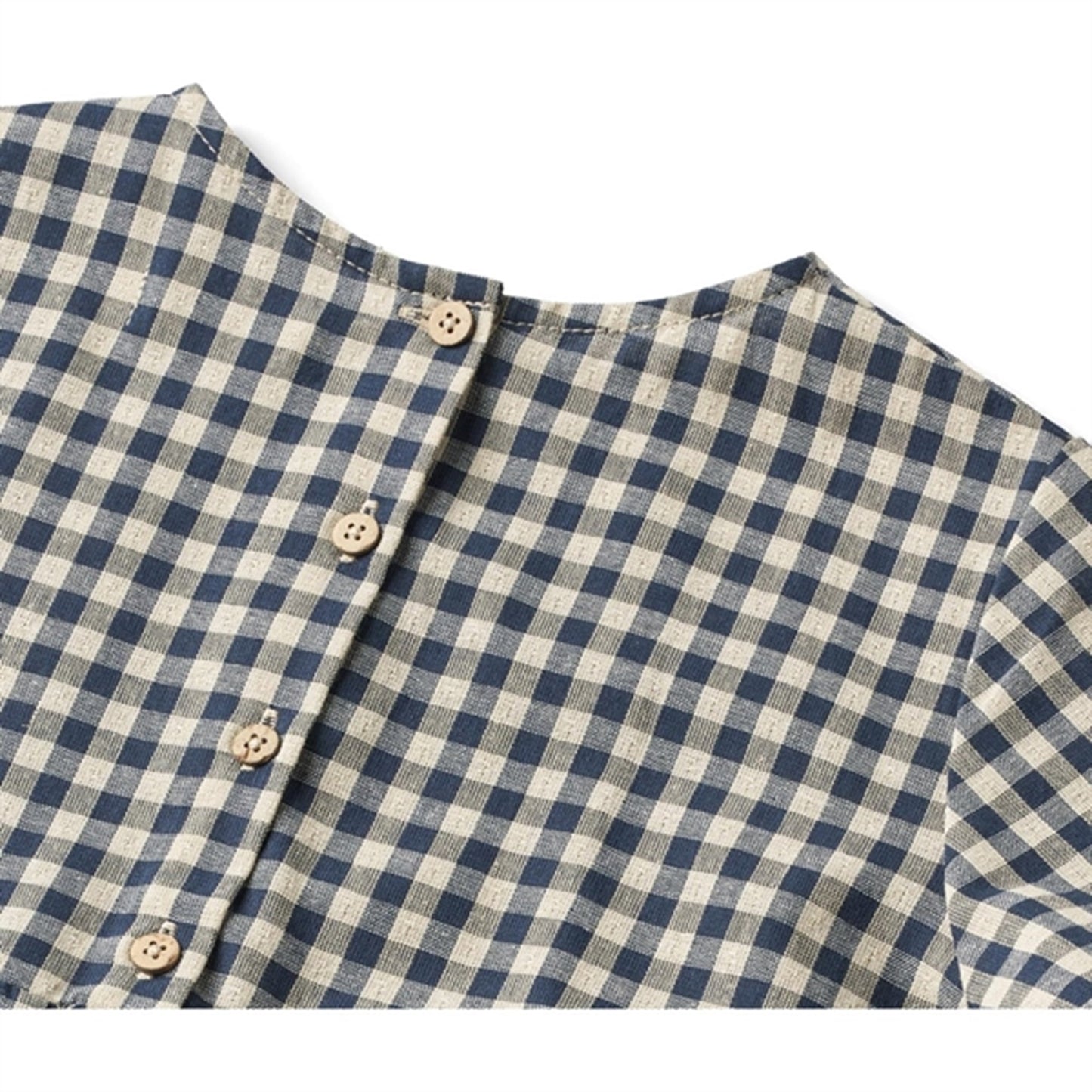 Wheat Blue Check Dress Ayse