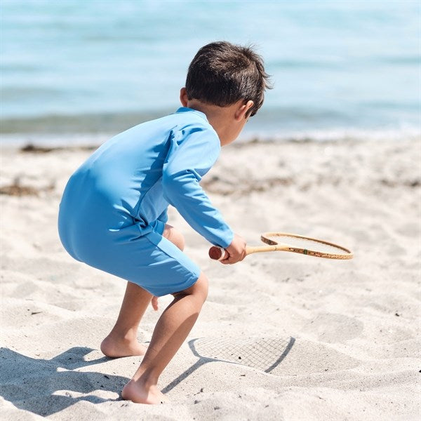 Petit Crabe Cornflower Combi Bodysuit