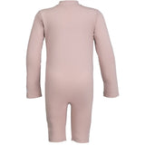 Petit Crabe Rose Nude Combi Onesie with Zipper