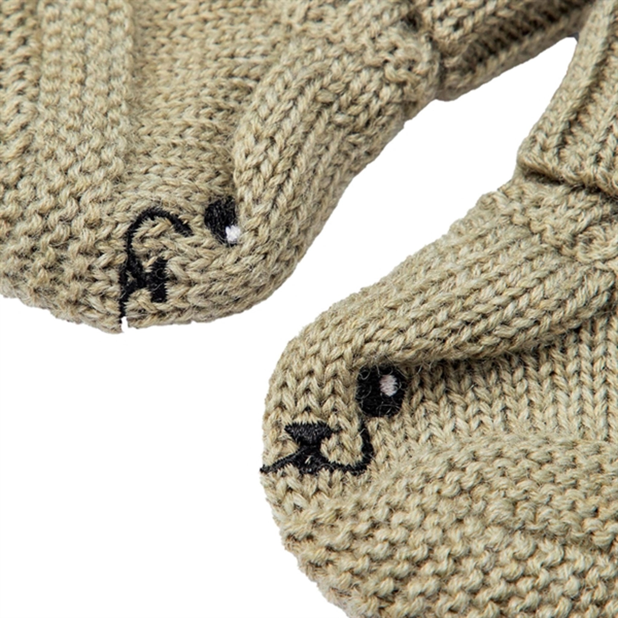 Name it Silver Sage Runi Wool Knit Slippers 2