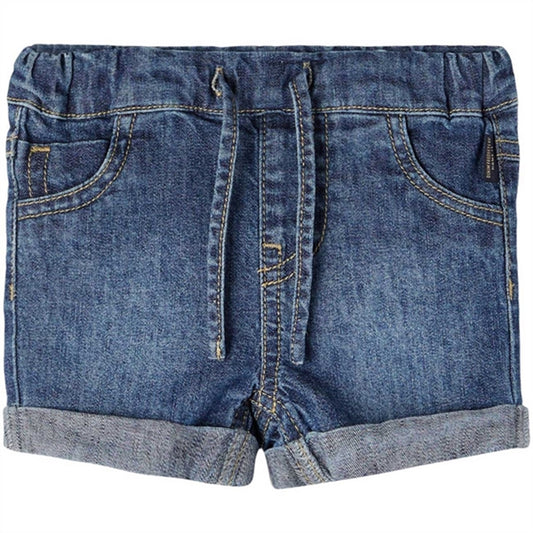 Name it Dark Blue Denim Benji Denim Alinen Shorts