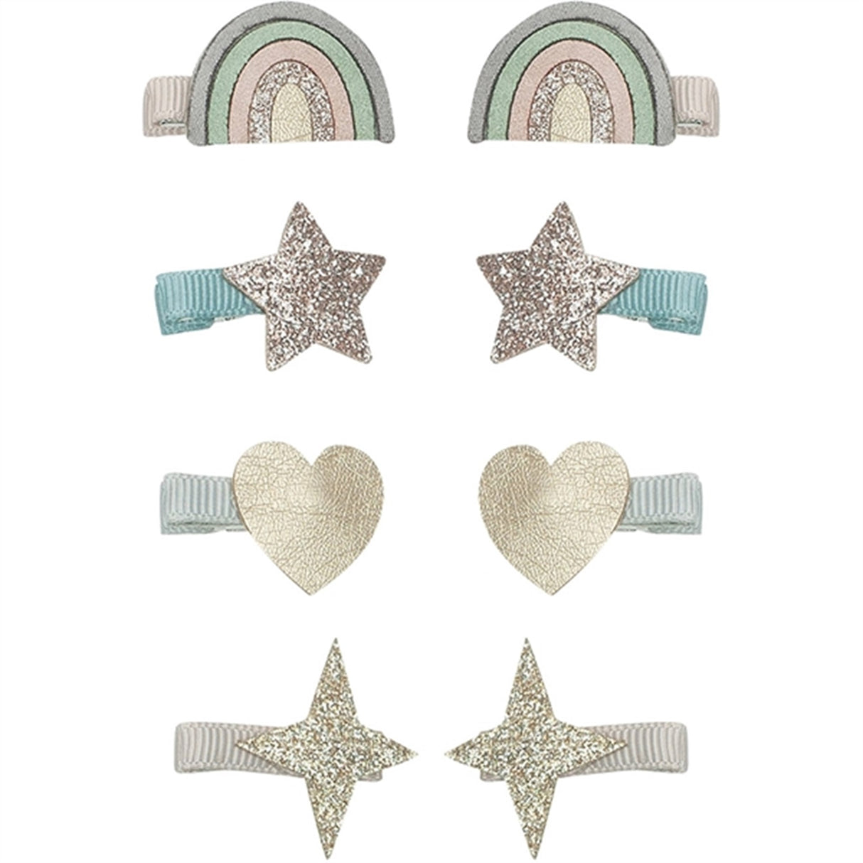 Mimi & Lula 8 Hair Clips Mini Rainbow Dreamer