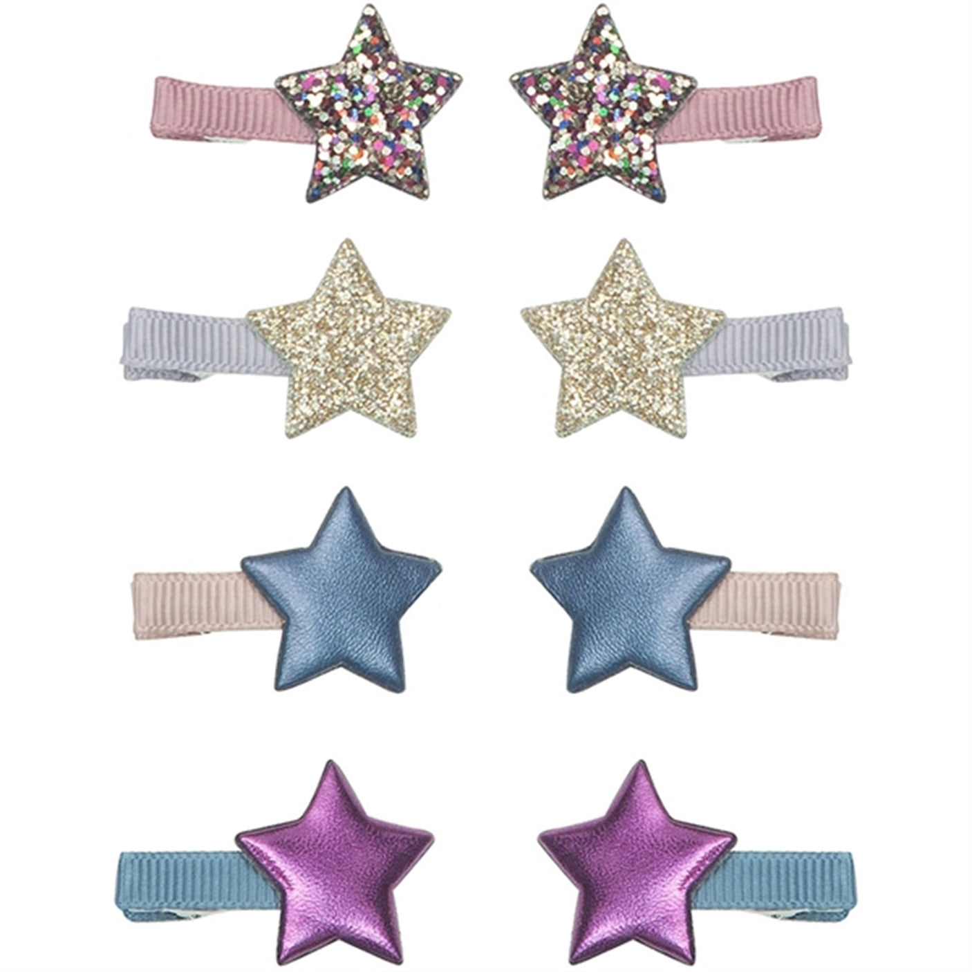 Mimi & Lula 8 Hair Clips Mini Star Ziggy