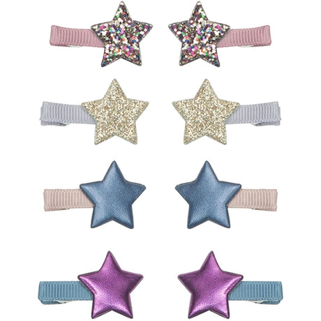 Mimi & Lula 8 Hair Clips Mini Star Ziggy
